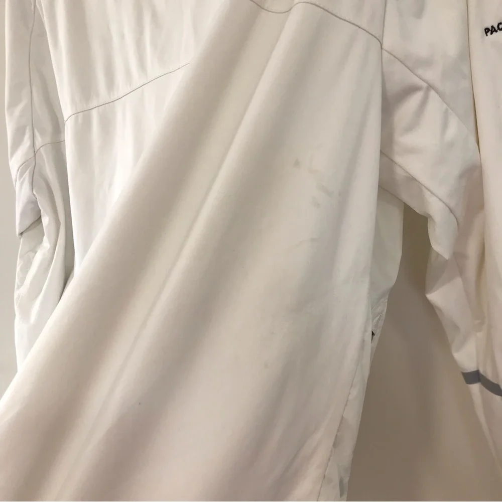 Nike White Golf Men's 1/2 Zip Pullover Jacket Windbreaker - Picture 11 of 11